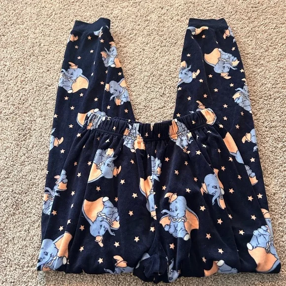 Disney Navy and Orange Dumbo Pajama Set Size S - Picture 4 of 9